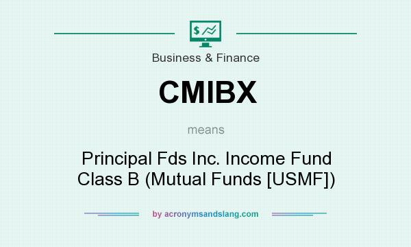 What does CMIBX mean? It stands for Principal Fds Inc. Income Fund Class B (Mutual Funds [USMF])