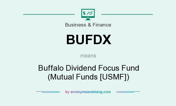 What does BUFDX mean? It stands for Buffalo Dividend Focus Fund (Mutual Funds [USMF])