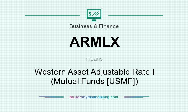 What does ARMLX mean? It stands for Western Asset Adjustable Rate I (Mutual Funds [USMF])