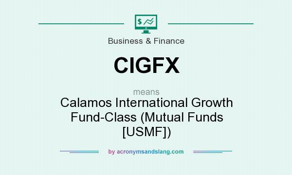 What does CIGFX mean? It stands for Calamos International Growth Fund-Class (Mutual Funds [USMF])