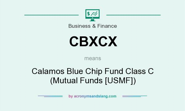 What does CBXCX mean? It stands for Calamos Blue Chip Fund Class C (Mutual Funds [USMF])