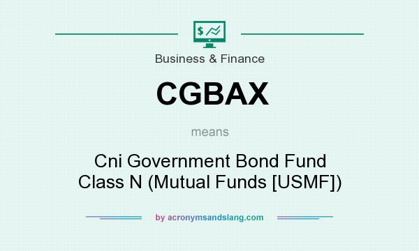 What does CGBAX mean? It stands for Cni Government Bond Fund Class N (Mutual Funds [USMF])