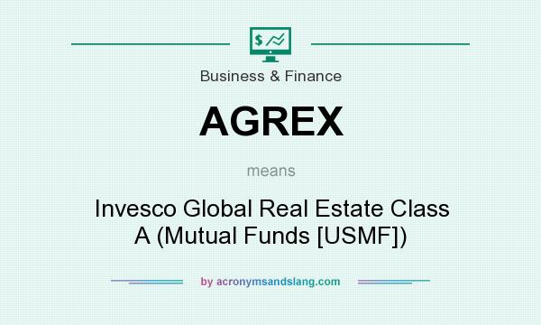 What does AGREX mean? It stands for Invesco Global Real Estate Class A (Mutual Funds [USMF])