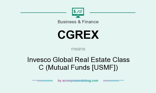 What does CGREX mean? It stands for Invesco Global Real Estate Class C (Mutual Funds [USMF])