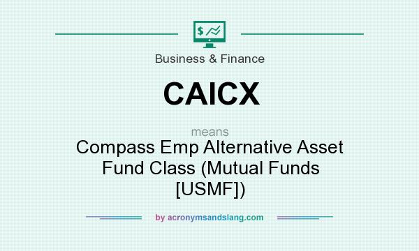 What does CAICX mean? It stands for Compass Emp Alternative Asset Fund Class (Mutual Funds [USMF])