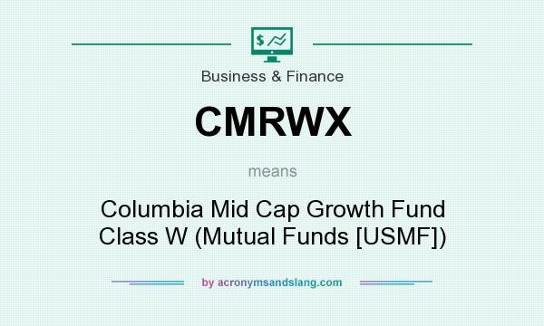 What does CMRWX mean? It stands for Columbia Mid Cap Growth Fund Class W (Mutual Funds [USMF])
