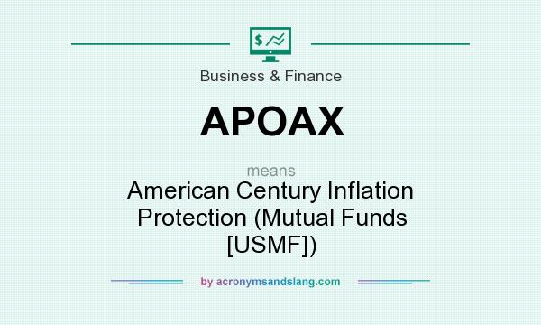 What does APOAX mean? It stands for American Century Inflation Protection (Mutual Funds [USMF])