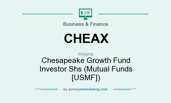What does CHEAX mean? It stands for Chesapeake Growth Fund Investor Shs (Mutual Funds [USMF])