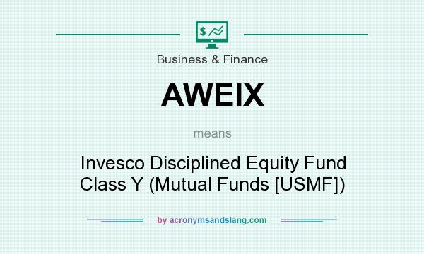 What does AWEIX mean? It stands for Invesco Disciplined Equity Fund Class Y (Mutual Funds [USMF])