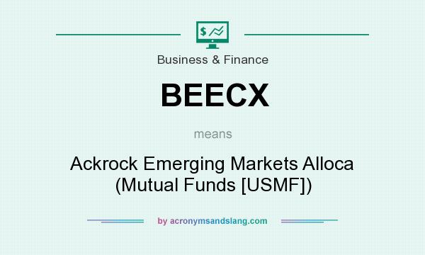 What does BEECX mean? It stands for Ackrock Emerging Markets Alloca (Mutual Funds [USMF])