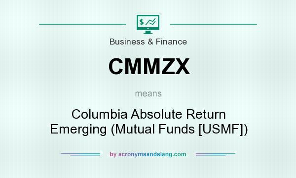 What does CMMZX mean? It stands for Columbia Absolute Return Emerging (Mutual Funds [USMF])