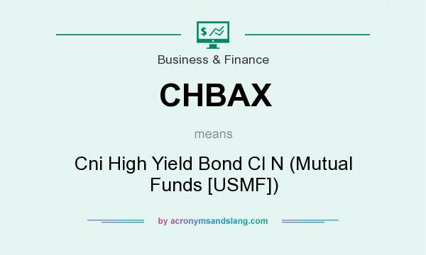 What does CHBAX mean? It stands for Cni High Yield Bond Cl N (Mutual Funds [USMF])