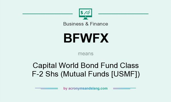 What does BFWFX mean? It stands for Capital World Bond Fund Class F-2 Shs (Mutual Funds [USMF])