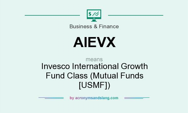 What does AIEVX mean? It stands for Invesco International Growth Fund Class (Mutual Funds [USMF])