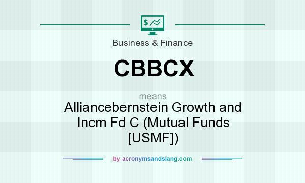 What does CBBCX mean? It stands for Alliancebernstein Growth and Incm Fd C (Mutual Funds [USMF])