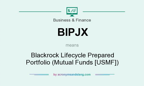 What does BIPJX mean? It stands for Blackrock Lifecycle Prepared Portfolio (Mutual Funds [USMF])