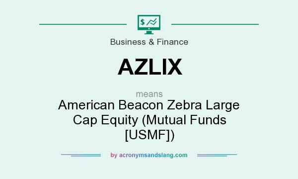 What does AZLIX mean? It stands for American Beacon Zebra Large Cap Equity (Mutual Funds [USMF])