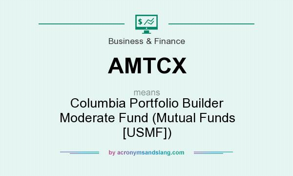 What does AMTCX mean? It stands for Columbia Portfolio Builder Moderate Fund (Mutual Funds [USMF])