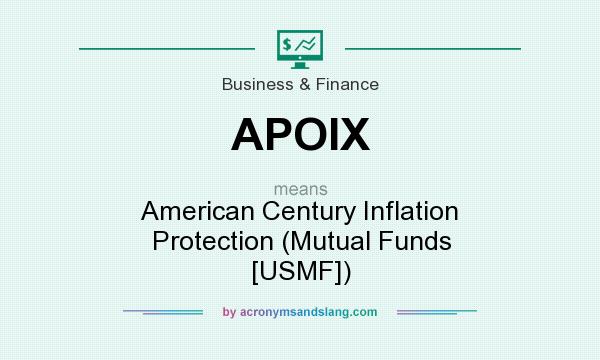 What does APOIX mean? It stands for American Century Inflation Protection (Mutual Funds [USMF])