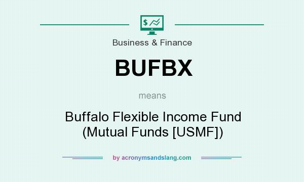 What does BUFBX mean? It stands for Buffalo Flexible Income Fund (Mutual Funds [USMF])