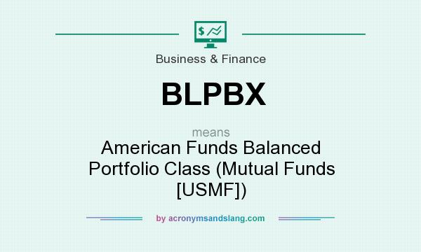 What does BLPBX mean? It stands for American Funds Balanced Portfolio Class (Mutual Funds [USMF])
