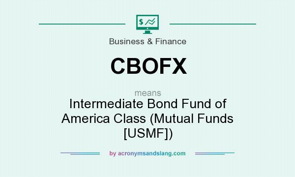 What does CBOFX mean? It stands for Intermediate Bond Fund of America Class (Mutual Funds [USMF])