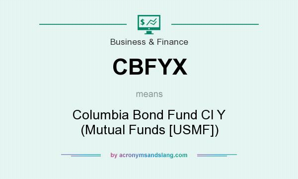 What does CBFYX mean? It stands for Columbia Bond Fund Cl Y (Mutual Funds [USMF])