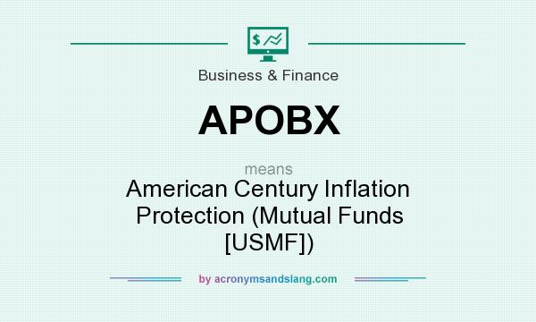What does APOBX mean? It stands for American Century Inflation Protection (Mutual Funds [USMF])