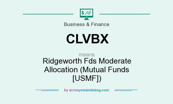 What does CLVBX mean? It stands for Ridgeworth Fds Moderate Allocation (Mutual Funds [USMF])