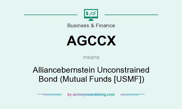 What does AGCCX mean? It stands for Alliancebernstein Unconstrained Bond (Mutual Funds [USMF])