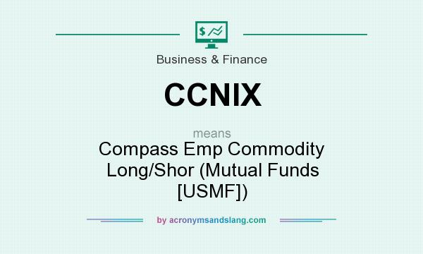 What does CCNIX mean? It stands for Compass Emp Commodity Long/Shor (Mutual Funds [USMF])
