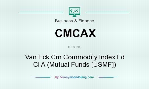 What does CMCAX mean? It stands for Van Eck Cm Commodity Index Fd Cl A (Mutual Funds [USMF])