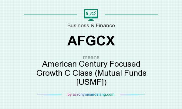 What does AFGCX mean? It stands for American Century Focused Growth C Class (Mutual Funds [USMF])