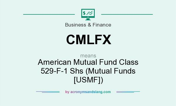 What does CMLFX mean? It stands for American Mutual Fund Class 529-F-1 Shs (Mutual Funds [USMF])