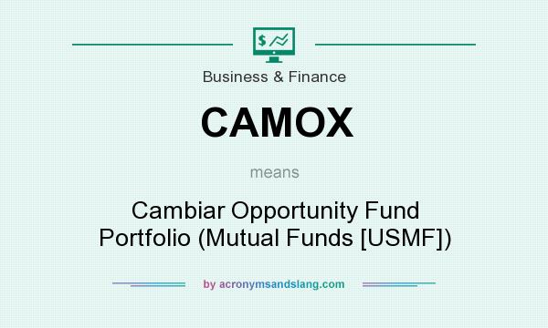 What does CAMOX mean? It stands for Cambiar Opportunity Fund Portfolio (Mutual Funds [USMF])