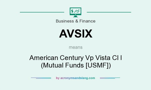 What does AVSIX mean? It stands for American Century Vp Vista Cl I (Mutual Funds [USMF])