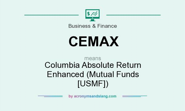 What does CEMAX mean? It stands for Columbia Absolute Return Enhanced (Mutual Funds [USMF])