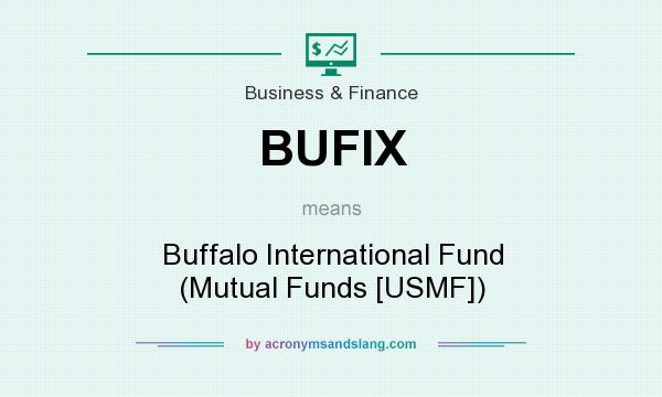 What does BUFIX mean? It stands for Buffalo International Fund (Mutual Funds [USMF])