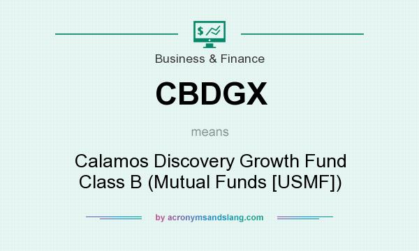 What does CBDGX mean? It stands for Calamos Discovery Growth Fund Class B (Mutual Funds [USMF])