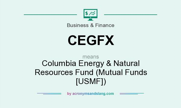 What does CEGFX mean? It stands for Columbia Energy & Natural Resources Fund (Mutual Funds [USMF])