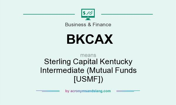 What does BKCAX mean? It stands for Sterling Capital Kentucky Intermediate (Mutual Funds [USMF])