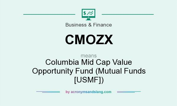 What does CMOZX mean? It stands for Columbia Mid Cap Value Opportunity Fund (Mutual Funds [USMF])