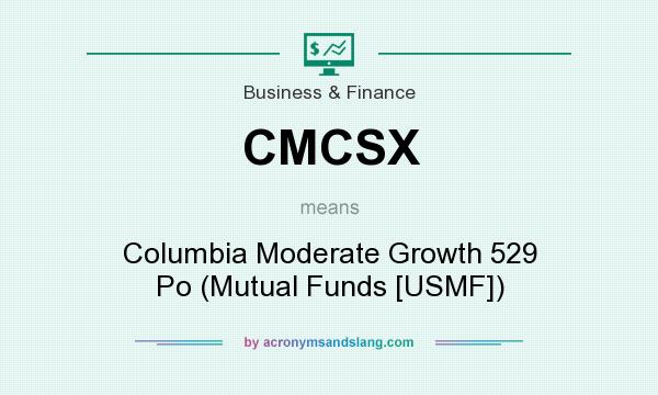 What does CMCSX mean? It stands for Columbia Moderate Growth 529 Po (Mutual Funds [USMF])