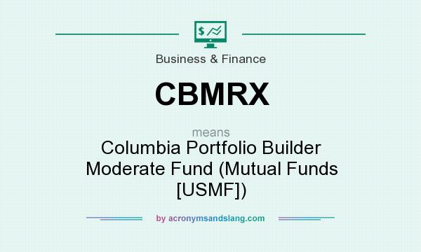 What does CBMRX mean? It stands for Columbia Portfolio Builder Moderate Fund (Mutual Funds [USMF])