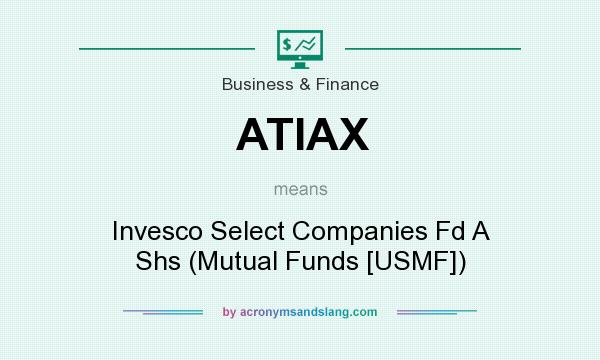 What does ATIAX mean? It stands for Invesco Select Companies Fd A Shs (Mutual Funds [USMF])