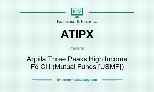 What does ATIPX mean? It stands for Aquila Three Peaks High Income Fd Cl I (Mutual Funds [USMF])