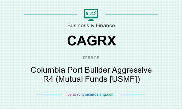 What does CAGRX mean? It stands for Columbia Port Builder Aggressive R4 (Mutual Funds [USMF])