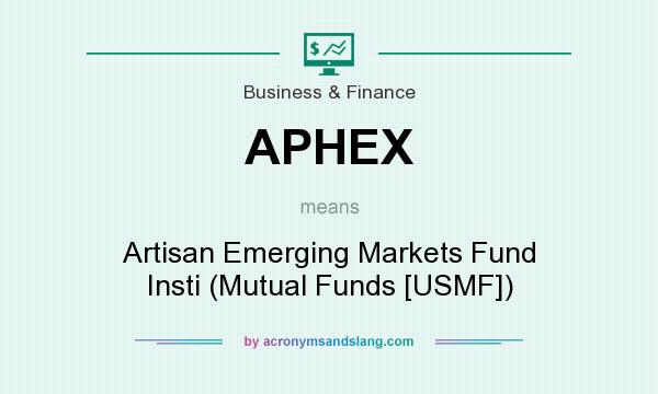 What does APHEX mean? It stands for Artisan Emerging Markets Fund Insti (Mutual Funds [USMF])