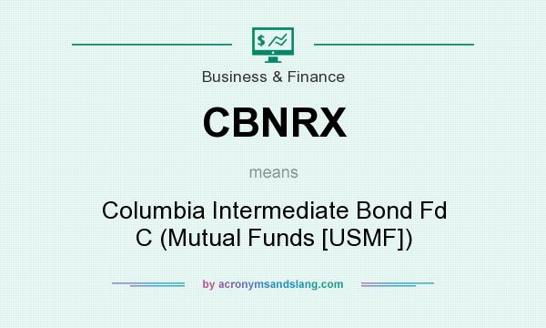 What does CBNRX mean? It stands for Columbia Intermediate Bond Fd C (Mutual Funds [USMF])