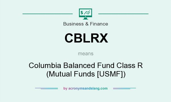 What does CBLRX mean? It stands for Columbia Balanced Fund Class R (Mutual Funds [USMF])